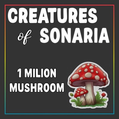 1M Mushrooms - Creatures Of Sonaria   Fast Delivery  