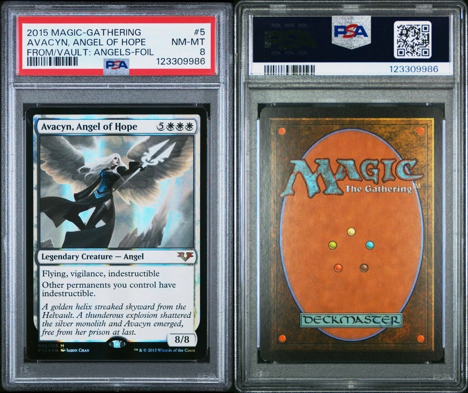 Avacyn, Angel of Hope From the Vault: Angels Foil PSA 8 - Image 3 of 3