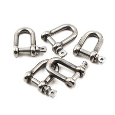 5/16" D Ring Shackle Lock for Heavy Duty Construction, Vehicle 5/16" M8