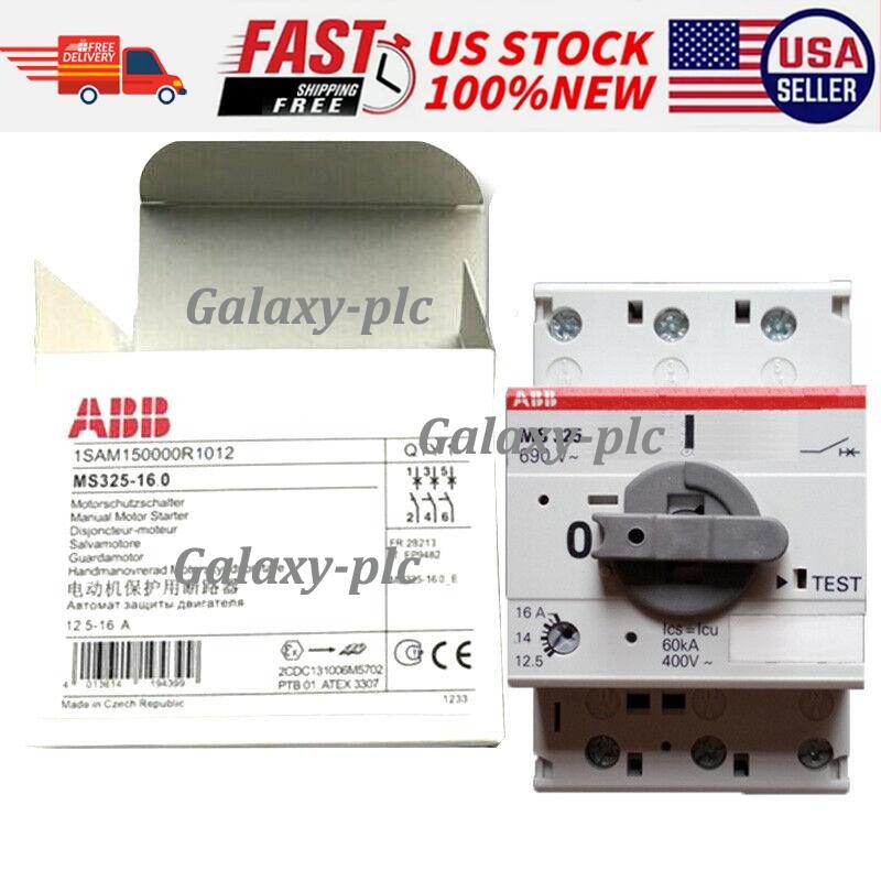 New In Box ABB MS325-16 Motor Circuit Breaker 12.5-16A US Free TAX