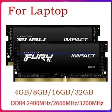 FURY 4GB 8GB 16GB 32GB DDR4-2400 2666 3200 MHz 260-Pin SO-DIMM Laptop Memory lot
