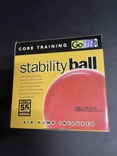 GoFit Exercise Stability Ball GF-55BALL Great for Balance Fitness Yoga Core