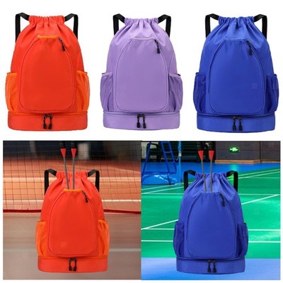Rucksacktasche mit Kordelzug, Basketball-Tragetasche, tragbare