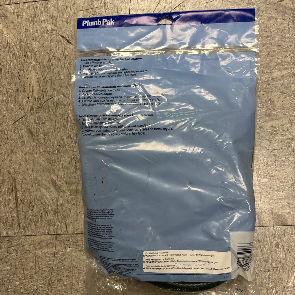 Manguera de drenaje Plumb Pak PP850-3 5/8X5 3/4HT 5 ft Foto 3 de 4