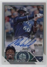 2023 Topps Chrome Rookie Auto Refractor 331/499 Marcus Wilson #RA-MWI Auto 1n8a