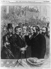 New York NY 1877 President Rutherford B Hayes Inauguration Oath Print