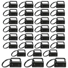 Key Fob Hardware Set - 30 PCS 1 Inch Key fob Keychain with Keychain Rings for...