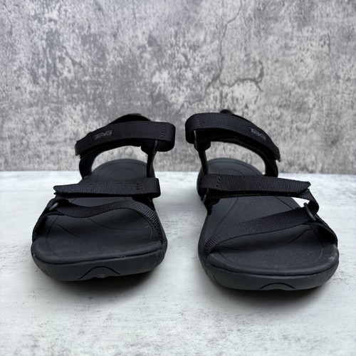 Women’s 6 Teva Verra Active Sport Sandals Hiking Black Trail Water 1006263 - Picture 4 of 7