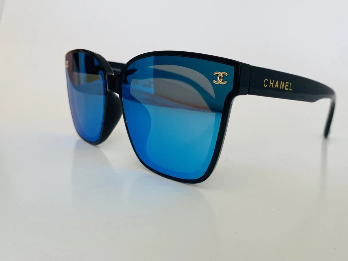 CHANEL Black Mirrored Square Sunglasses for Women for sale | eBay