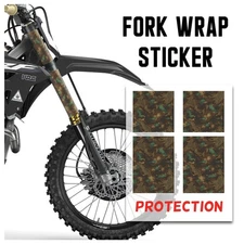 For Kawasaki KX250 KX450 KX250X KX450X Fork Wrap Sticker TT011