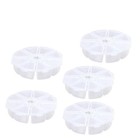 5 Stück tragbare Aufbewahrungsbox mit 8 Hohlräumen für Make-up, Kosmetik,