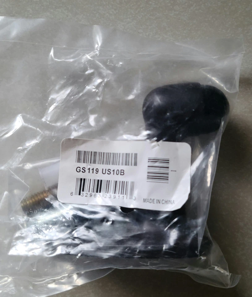 TOPE PUERTA SUELO DELTANA NEGRO 2-7/8 NUEVO Foto 3 de 3