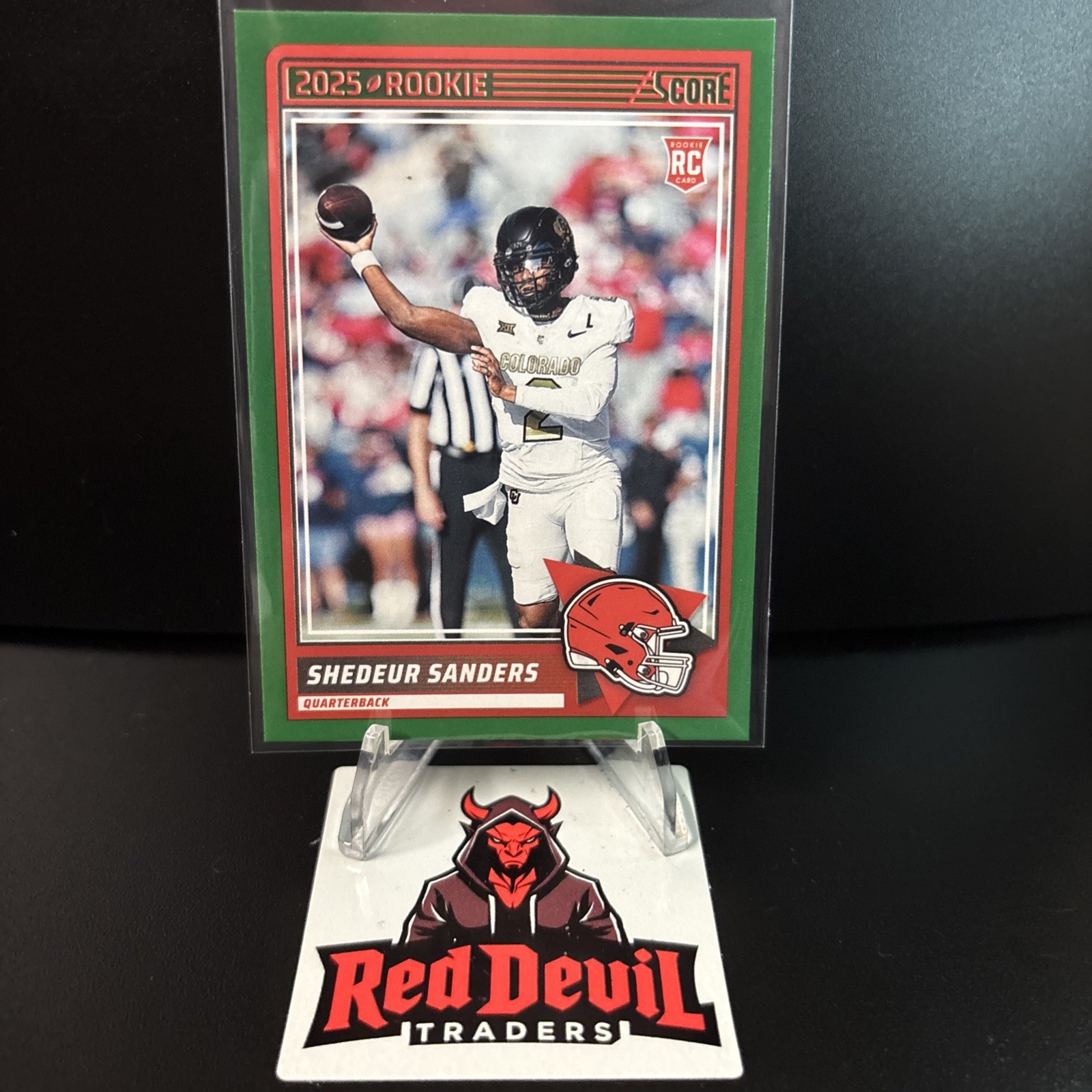 2025 Score - Rookies Shedeur Sanders #15 Green (RC)