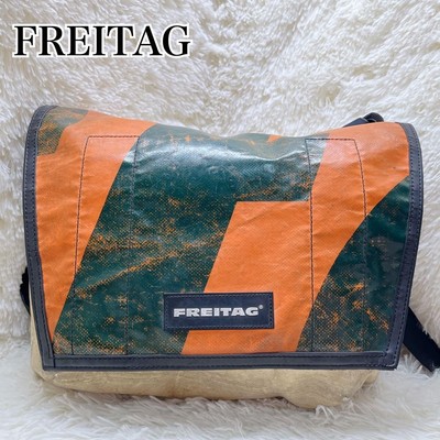 FREITAG F14 Dexter Messenger Bag Blue Recycled Tarp Waterproof