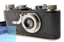 Rare Leica A Black Film Camera with Elmar 50mm f/3.5 Lens