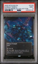 2025 MTG Edge Of Eternities Eldrazi Temple Borderless Galaxy Foil #149 PSA 9