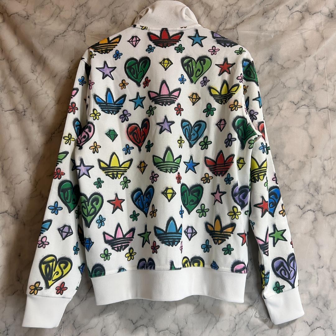 adidas originals JeremyScott 12ss ジャケット adidas Originals Jeremy Scott Psychedelic Floral Shellsuit