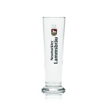 6x Neumarkter Lammsbräu Bier Glas 0,2l Stange Brauerei Gläser Beer Becher Pokal