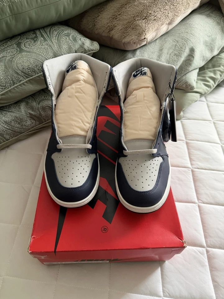 Air Jordan 1 Retro '85 Alto Georgetown Nuevo Og Todo 100% Auténtico Talla 11 Foto 3 de 4