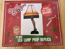 A Christmas Story Collectible NECA 20" Leg Lamp Prop Replica - New in Box