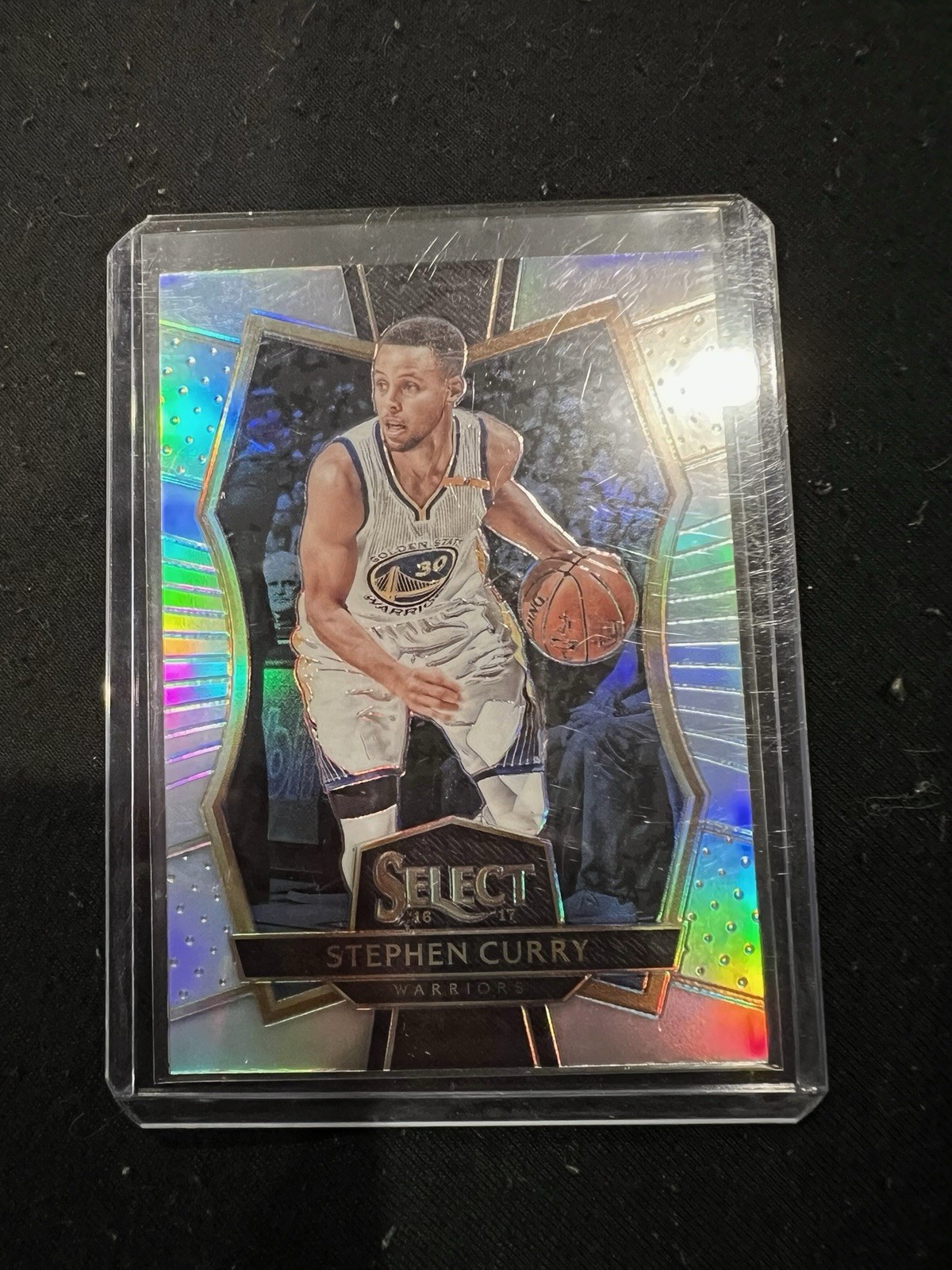 2016-17 Panini Select Stephen Curry #161 Silver Prizm Warriors