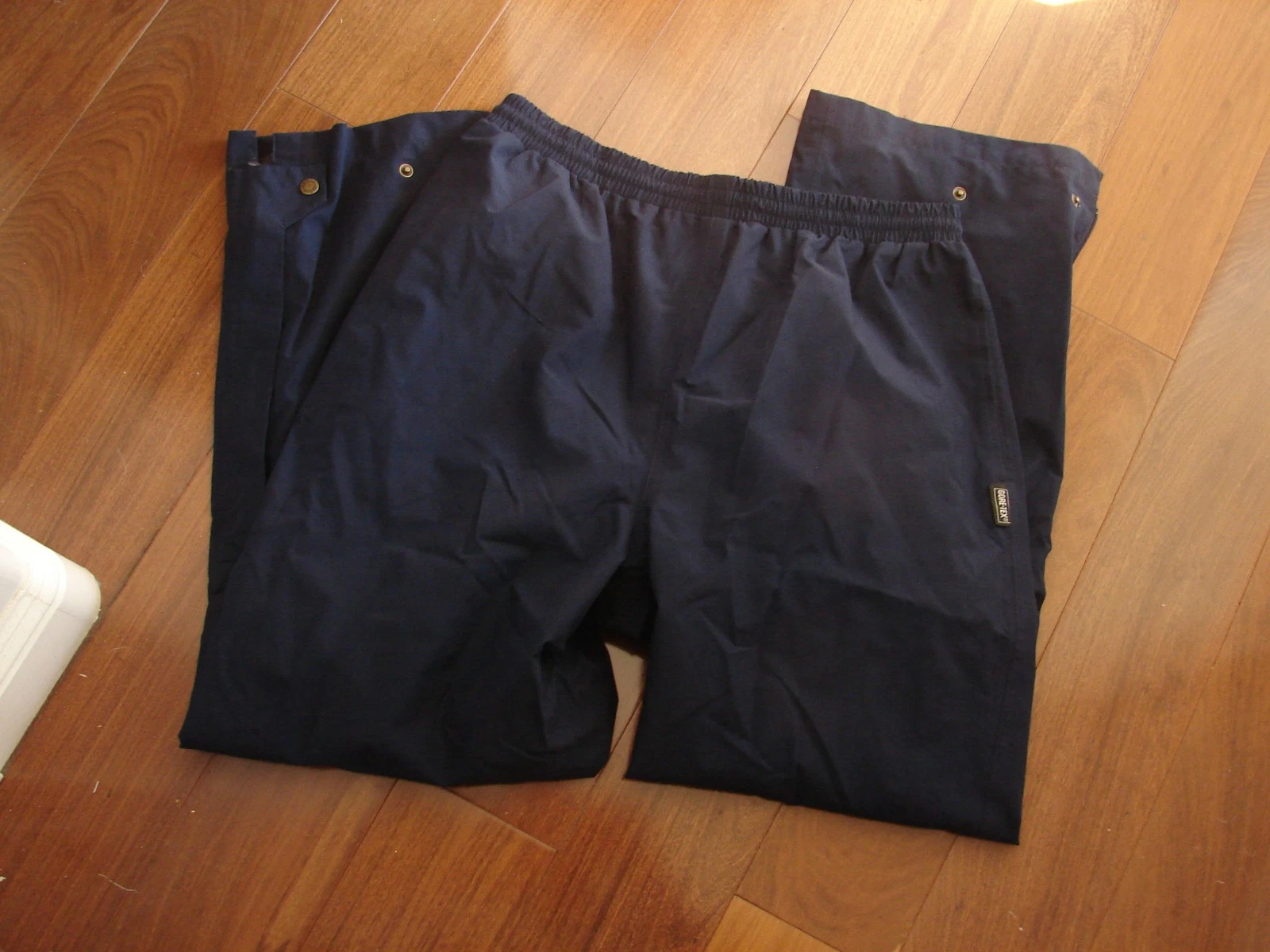 Wilson Gore-Tex Lined Rain Pants Mens Large Navy Blue Thomas E Wilson New