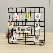 Photo Display Rack, Note Display Rack, Double sided Photo Metal Rack, Desk Ph...
