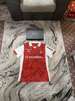 SC Braga Match Worn Signed Gabri Martínez #77 Home Football Shirt 2025/26 COA