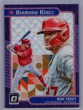 2021 Donruss Optic Mike Trout Diamond Kings Crisis Prizm toilet paper SP Angels