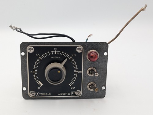 Vtg Haydon Torrington General Time 30-Second Industrial Process Timer Steampunk 