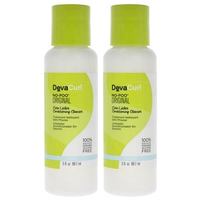 DevaCurl No-Poo Zero Lather Conditioning Cleanser by DevaCurl-3 oz-Pack of 2