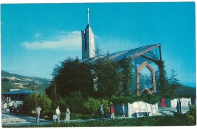 Palos Verdes California The Wayfarer's Chapel Portuguese Bend Rancho Postcard