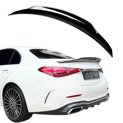 Gloss Black PSM Style Rear Trunk Spoiler Wing Fit 2022-2025 W206 C-Class