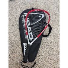 HEAD Racquetball Racquet Ti.195 XL Titanium Power Light Red Black with Bag