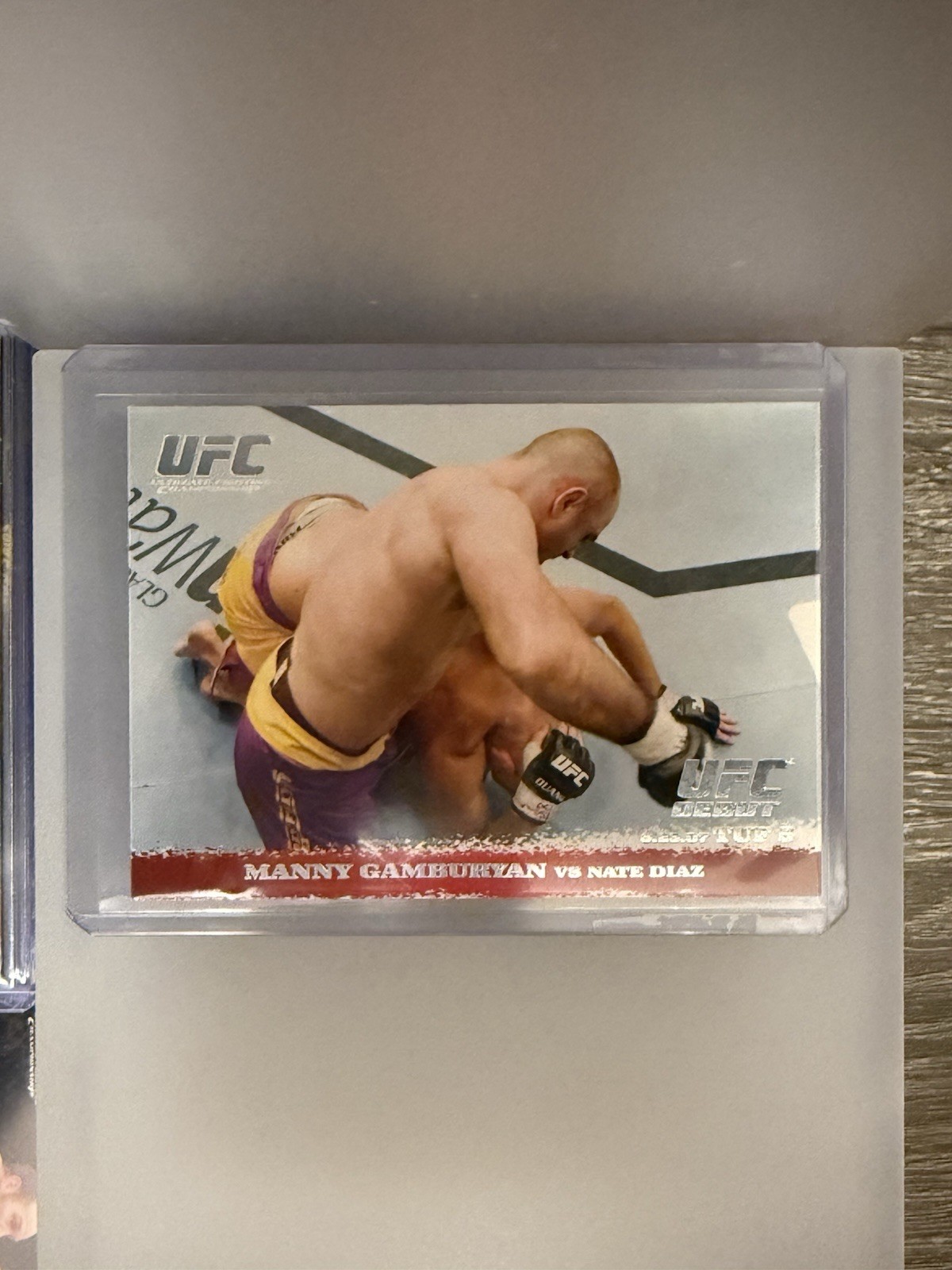 2009 Topps UFC Round 1 - Nate Diaz, Manny Gamburyan #67 (RC)