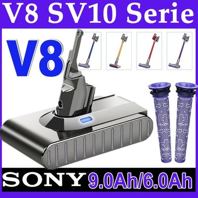 9000mAh Akku für Dyson V8 SV10 Batterie Absolute V8 Animal 967834-02 SONY CELL