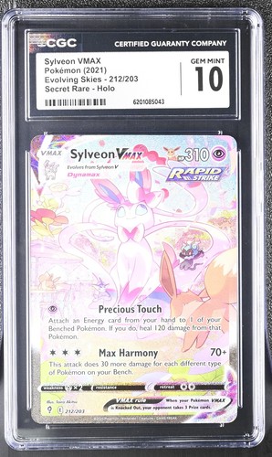 Sylveon VMAX graded CGC 10 for sale on eBay