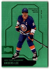 Anders Lee 2024-25 Metal Universe Green Precious Gems PMG /10 #87 New York