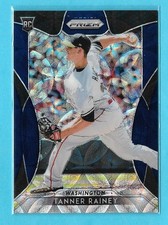 TANNER RAINEY 2019 PRIZM NAVY BLUE KALEIDOSCOPE PRIZME ROOKIE #03/35