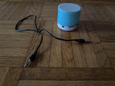Mobiles Mini Bluetooth Lautsprecher Blau / Crackle - Wireless Speaker + AUX
