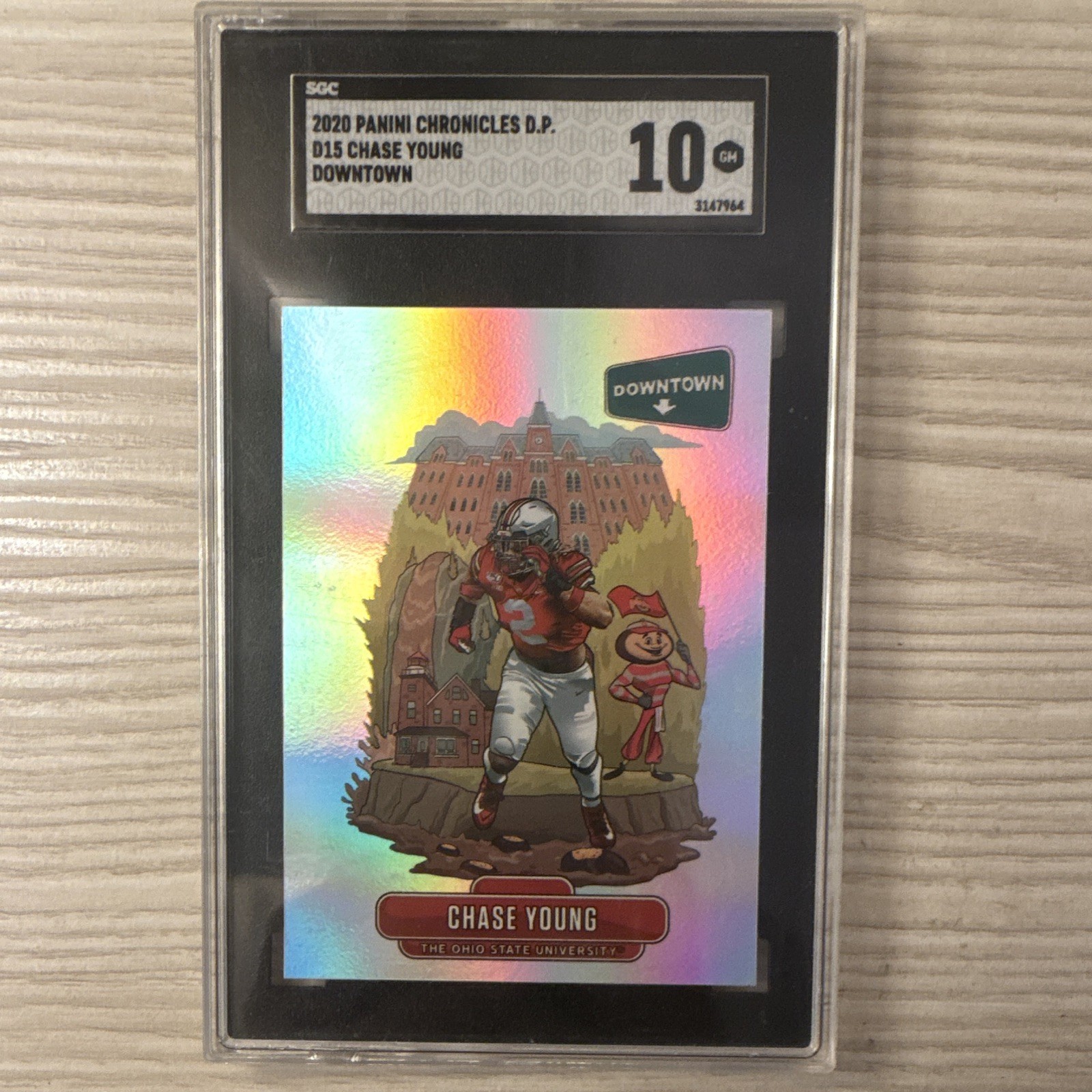 Chase Young #15 2022 Panini Chronicles Football 2020 Panini Prizm Rookie Variations Printing Plates