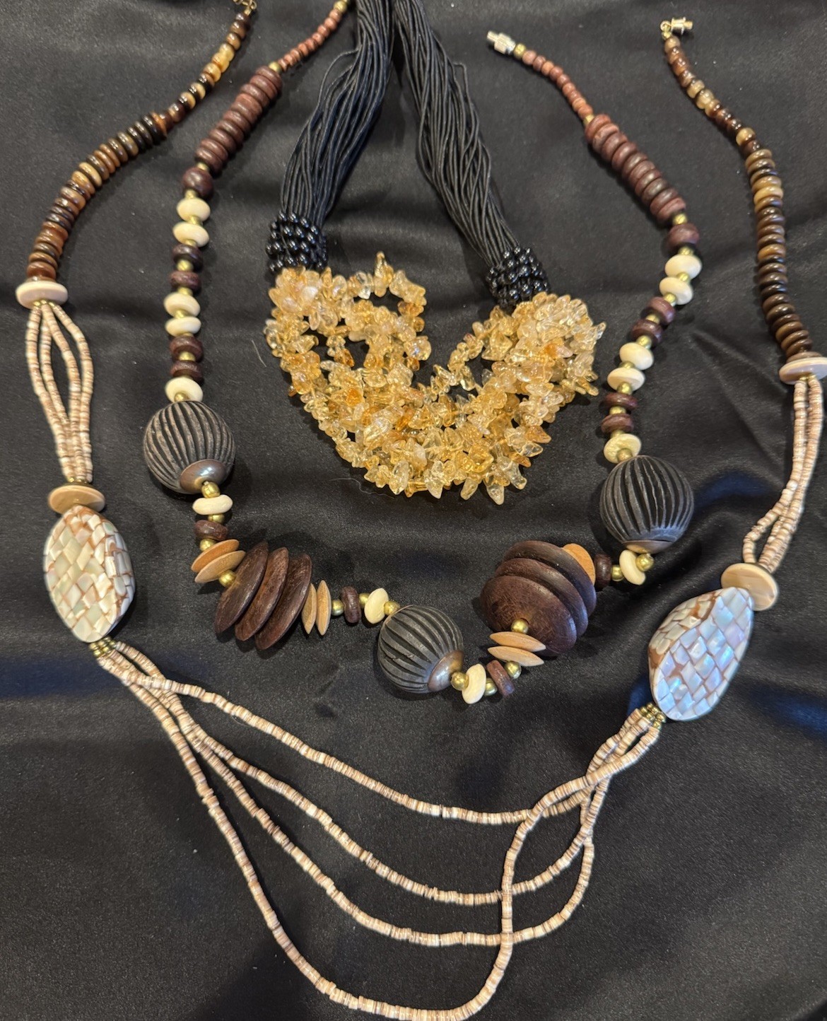 Artisan Beaded Statement Necklace Collection - Ch… - image 9