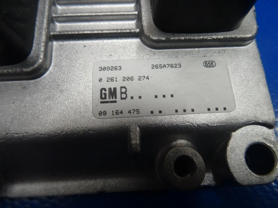 Centralina Motore ECU Opel Astra G Corsa C Agila A 09164475 0261206274 - Immagine 2 di 2