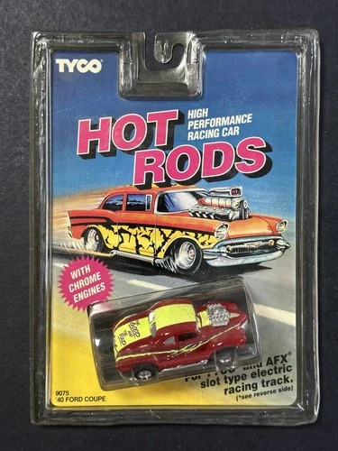 Tyco 9075 '40 Ford Coupe Hot Rods Ho Slot Car 1940 Street Rod