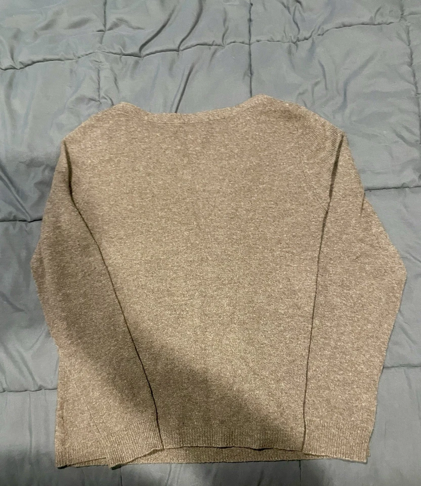 Suéter para mujer Adrienne Vittadini 100 % cachemir talla XL púrpura Foto 3 de 3