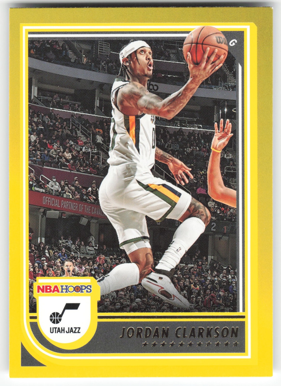 2022-23 NBA Hoops Jordan Clarkson Yellow #219