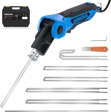250W AC Rotatable Electric Hot Knife 6 Blades Foam Cutter Cutting Tool Kit