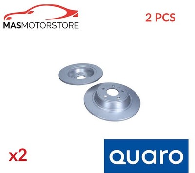 BREMSSCHEIBEN SATZ PAAR HINTEN QUARO QD9889 2PCS A FÜR FORD MONDEO V