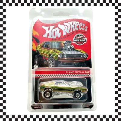 Hot Wheels Red Line Club 1971 AMC Javelin AMX Green Diecast 1:64