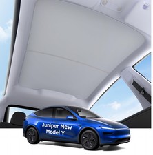 Tesla Model Y Sunshade Roof Never Sag Heat-Insulating, UV-Protective, Nano Ic...